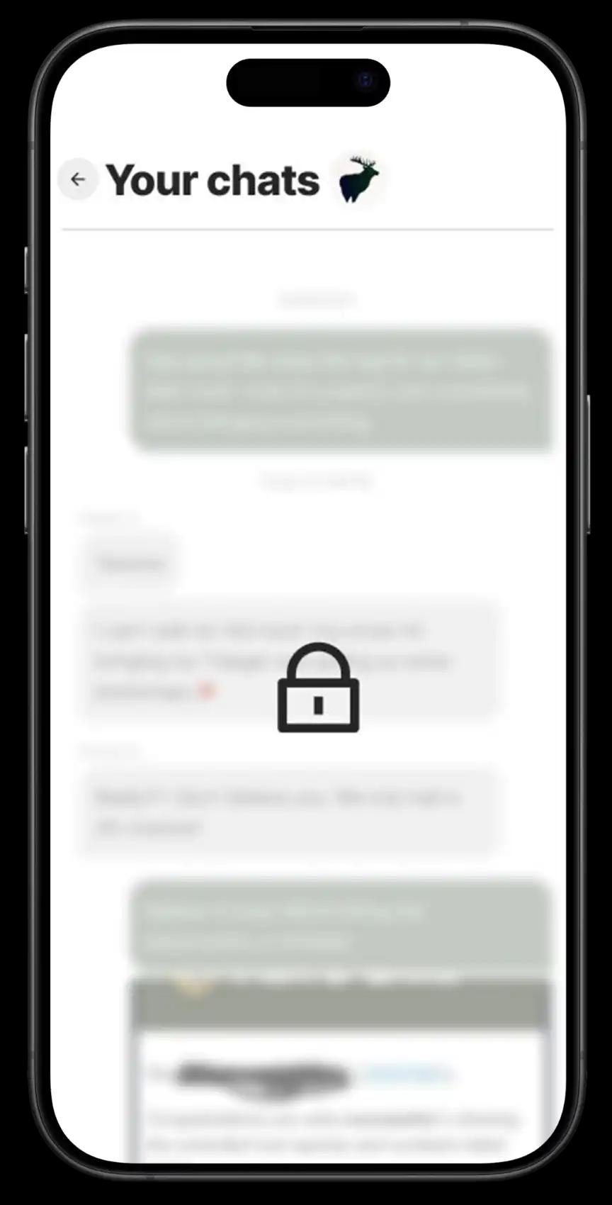 Your messages, your data, locked down.