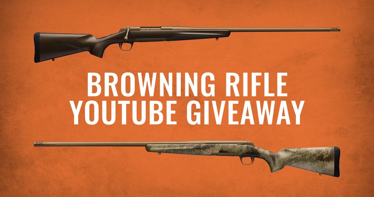 Browning x bolt rifle youtube giveaway 1