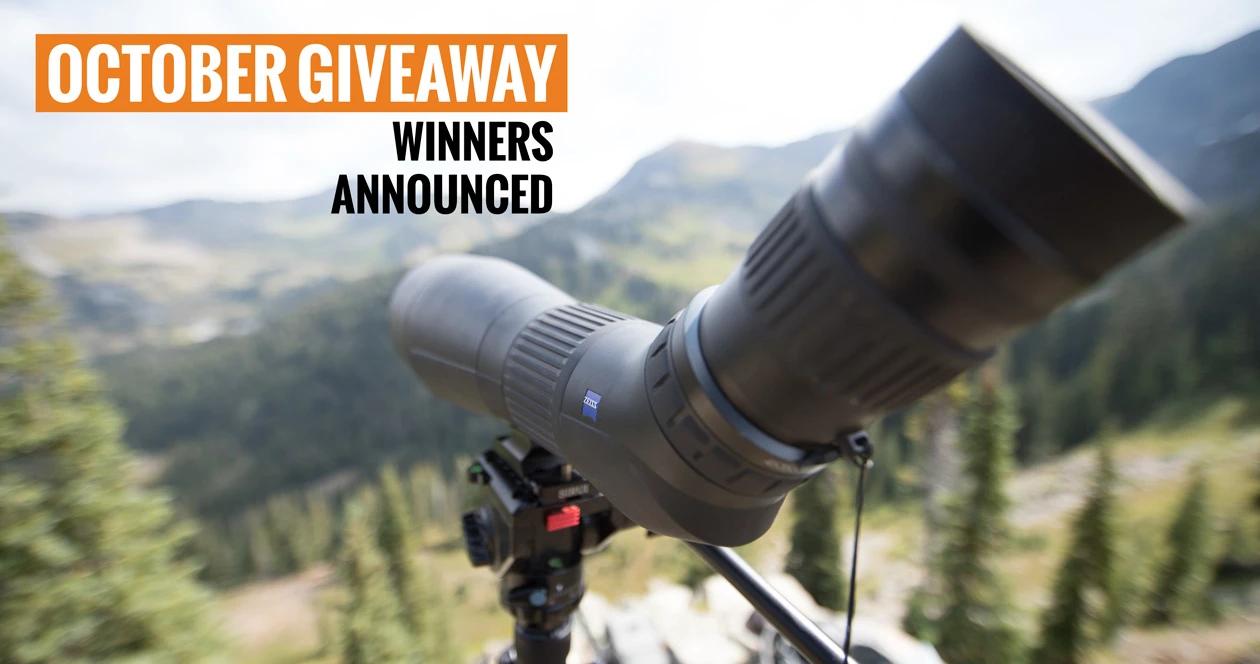 3 people just won a Zeiss Conquest Gavia spotting scope