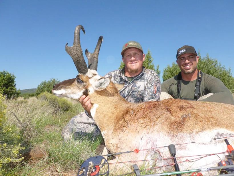 Large antelope buck with Exclusive Pursuit Outfitters