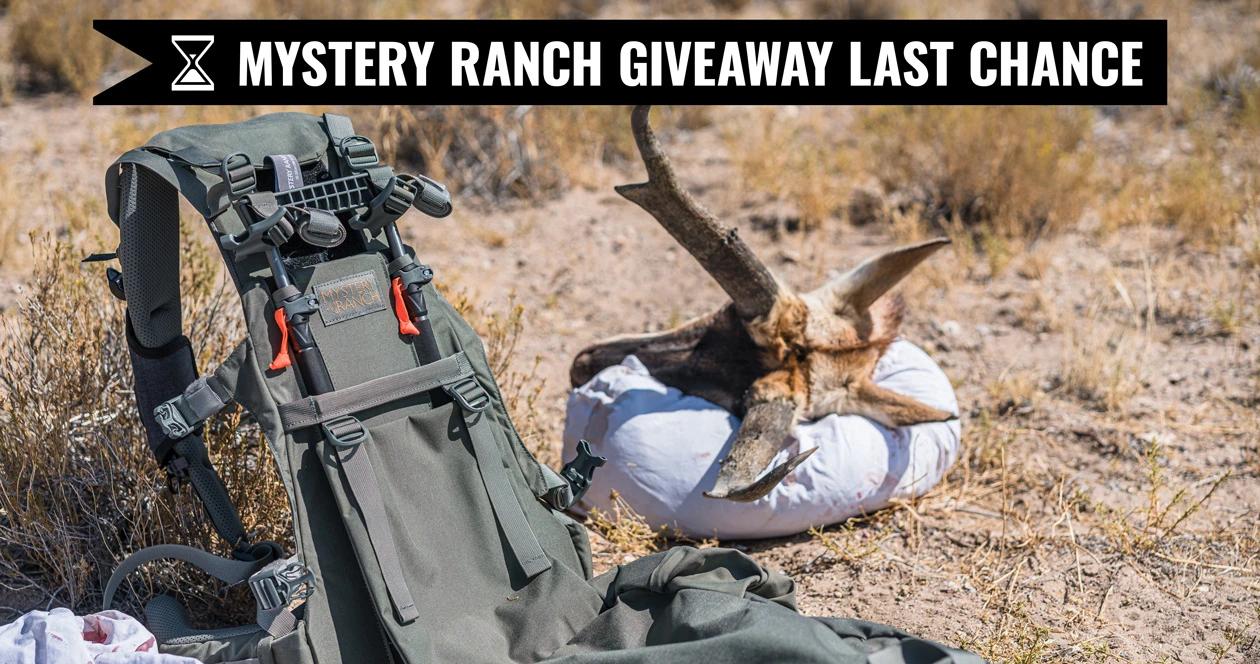 Mystery Ranch Pop Up 38 system deployed on a 2019 antelope hunt.