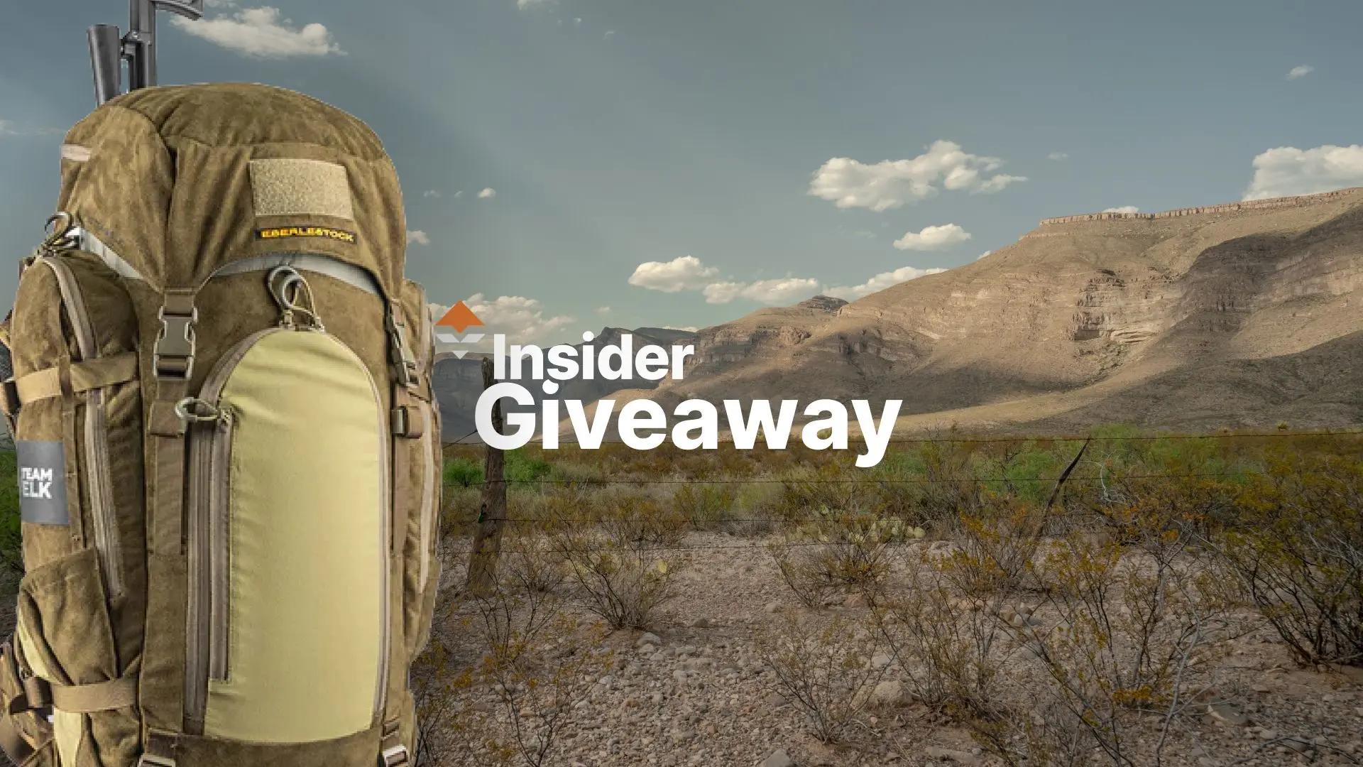 September Insider Eberlestock backpack giveaway