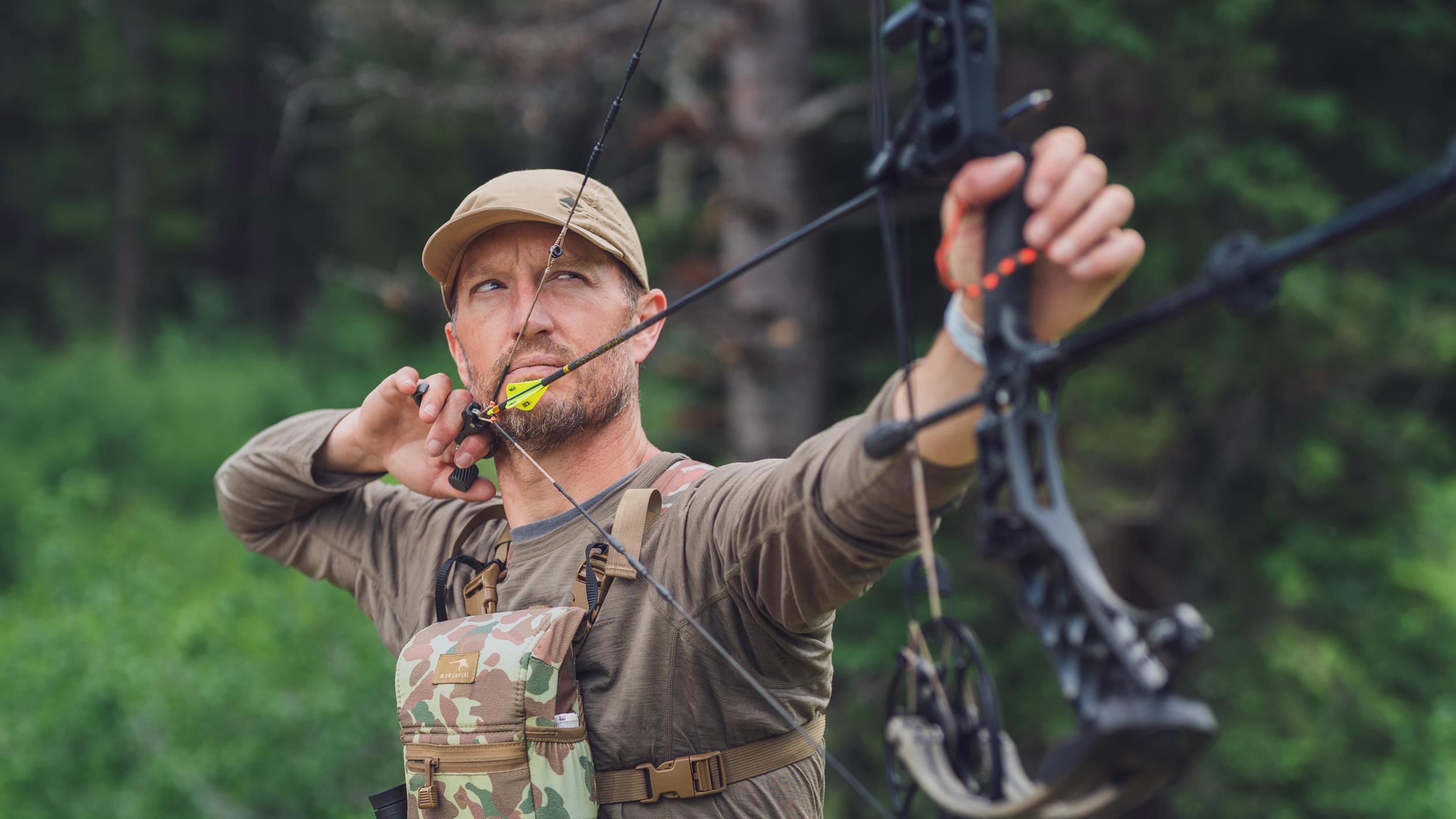 Trail Kreitzer showing all three proper bow anchor points