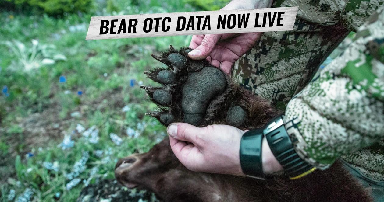 Black bear over the counter data now live on insider 1