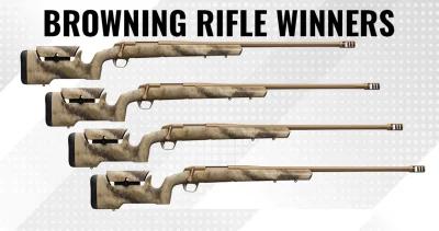 WINNERS ANNOUNCED - Four INSIDERs just won a Browning X-Bolt Rifle in 6.5 PRC