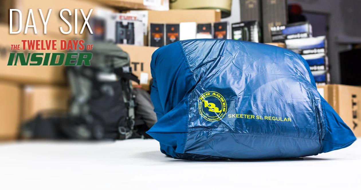 The 12 Days of INSIDER giveaway: Six Big Agnes Skeeter 20 Degree Sleeping Bags