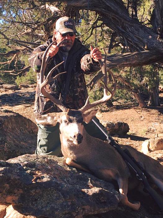 Mule deer taken with t and r outfitting and guide service
