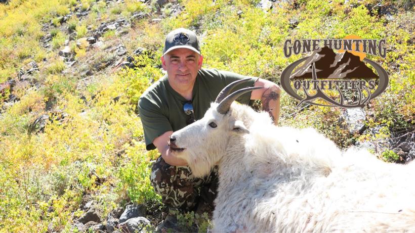 Al Serrano and his 2016 Utah mountain goat