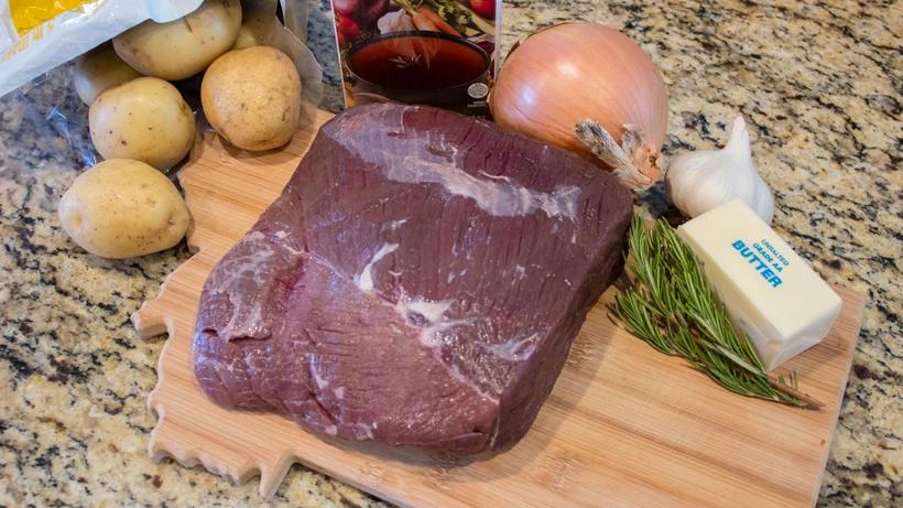 Ingredients needed for elk roast recipe