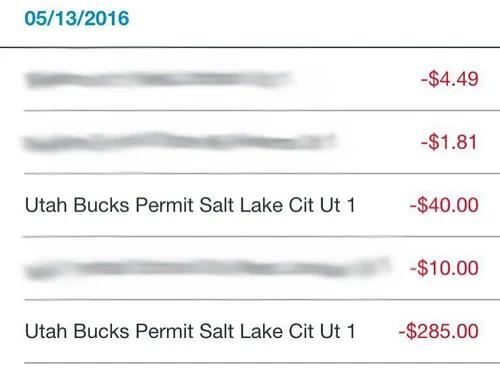 Getting tag fees withdrawn on bank account