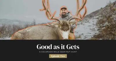 Good as it gets colorado mule deer rut hunt episode two 1