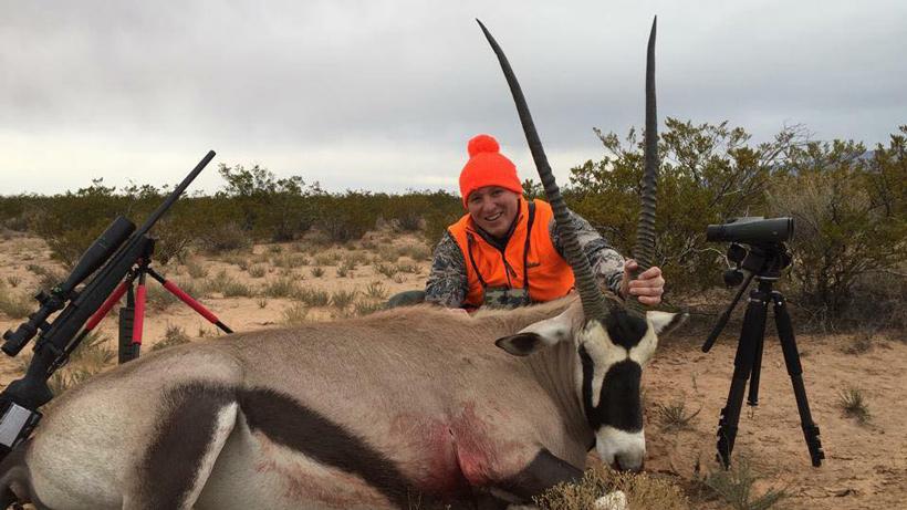 US veteran with a harvested new mexico antelope