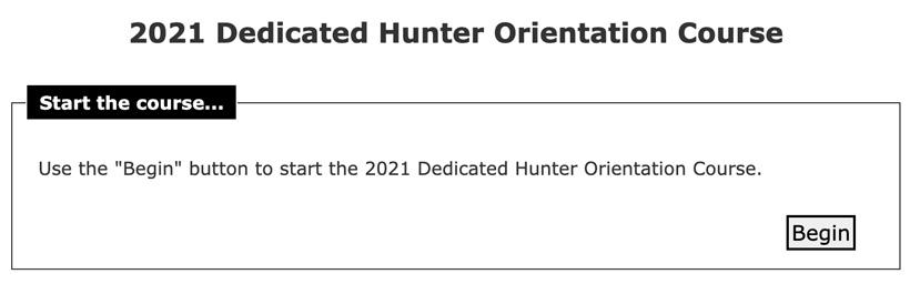 Utah dedicated hunter orientation course_0