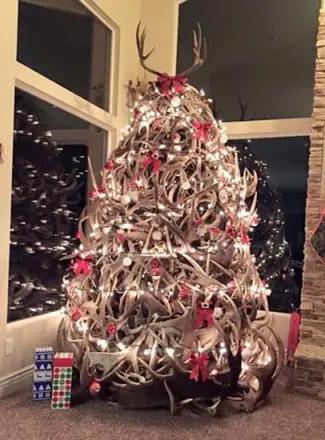 Shed antler Christmas tree video