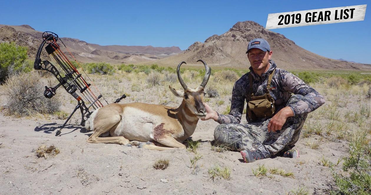 Trail kreitzer 2019 archery antelope hunt gear list 1