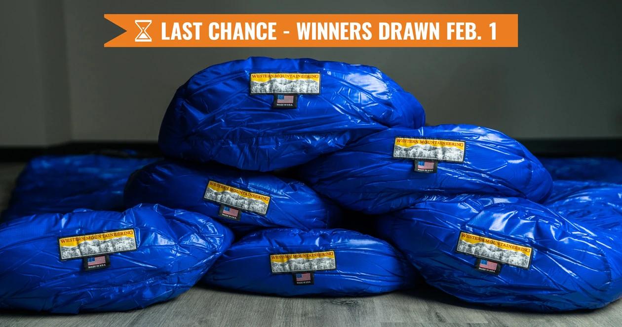 January INSIDER Giveaway: 6 Western Mountaineering Ultralite Sleeping Bags