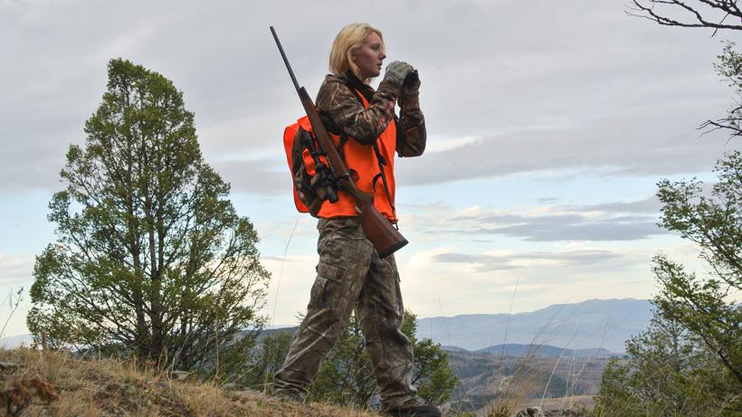 Liza sautter during a sunday montana elk hunt