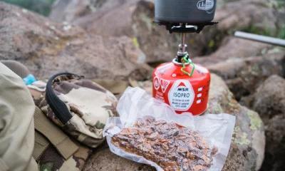 Cooking up food in the backcountry