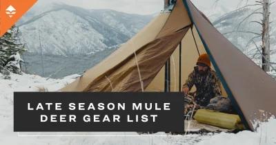 Brady miller late season mule deer gear list 1