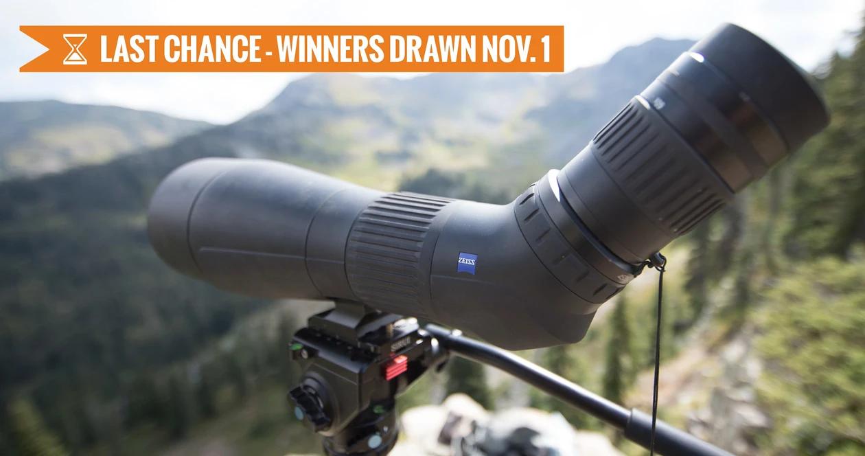 October INSIDER Giveaway: 3 Zeiss Conquest Gavia Spotting Scopes