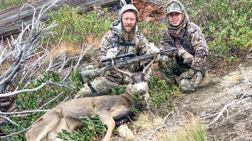 Successful mule deer hunters