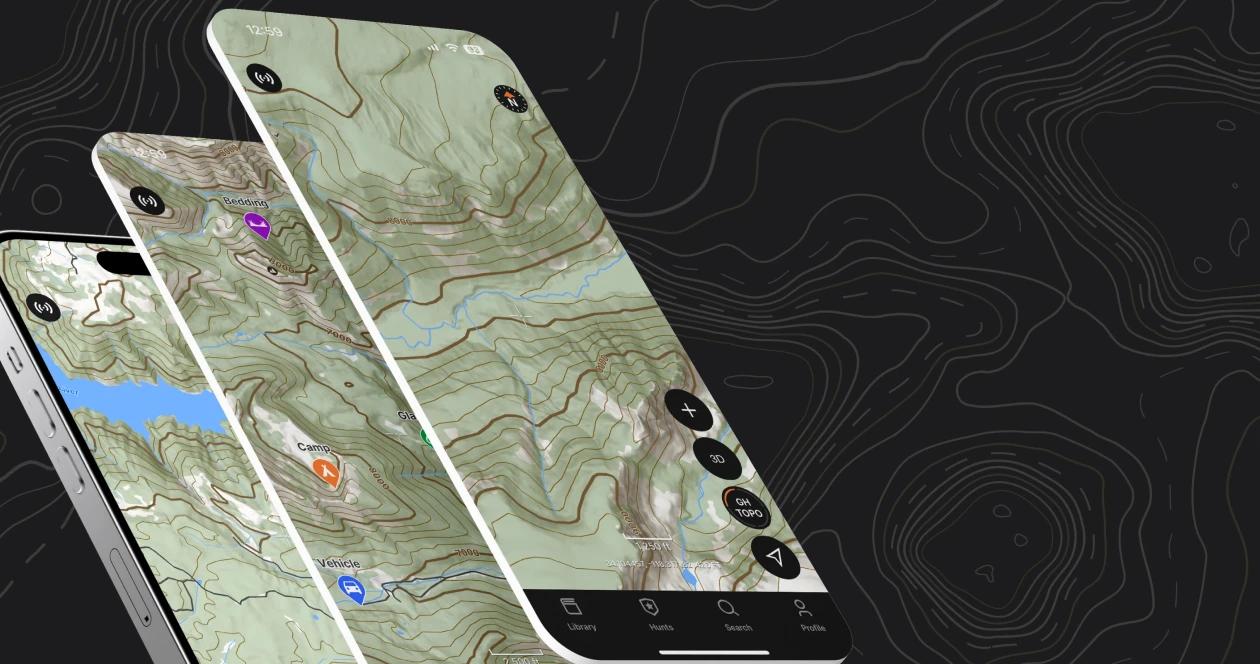 Discover hidden hunting areas with our new customized topographical map