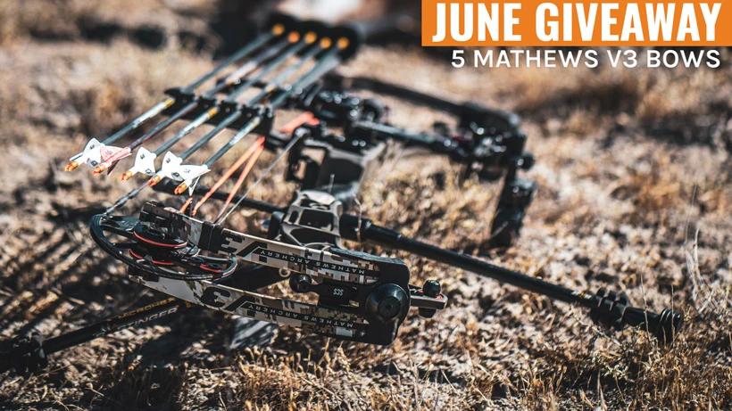 June INSIDER Giveaway: FIVE Mathews V3 Bows!