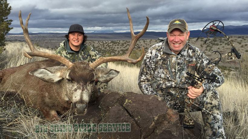 Big chino guide service over the counter archery mule deer buck