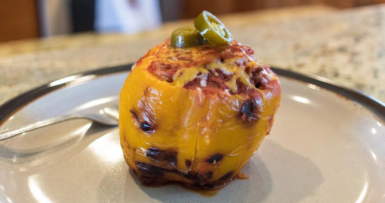Fire roasted stuffed peppers h1