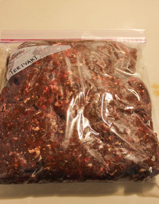 Meat placed in bags overnight 7