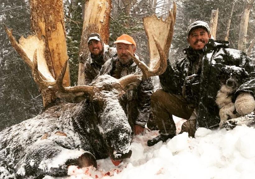 Wyoming shiras moose taken with shoshone lodge outfitters 1