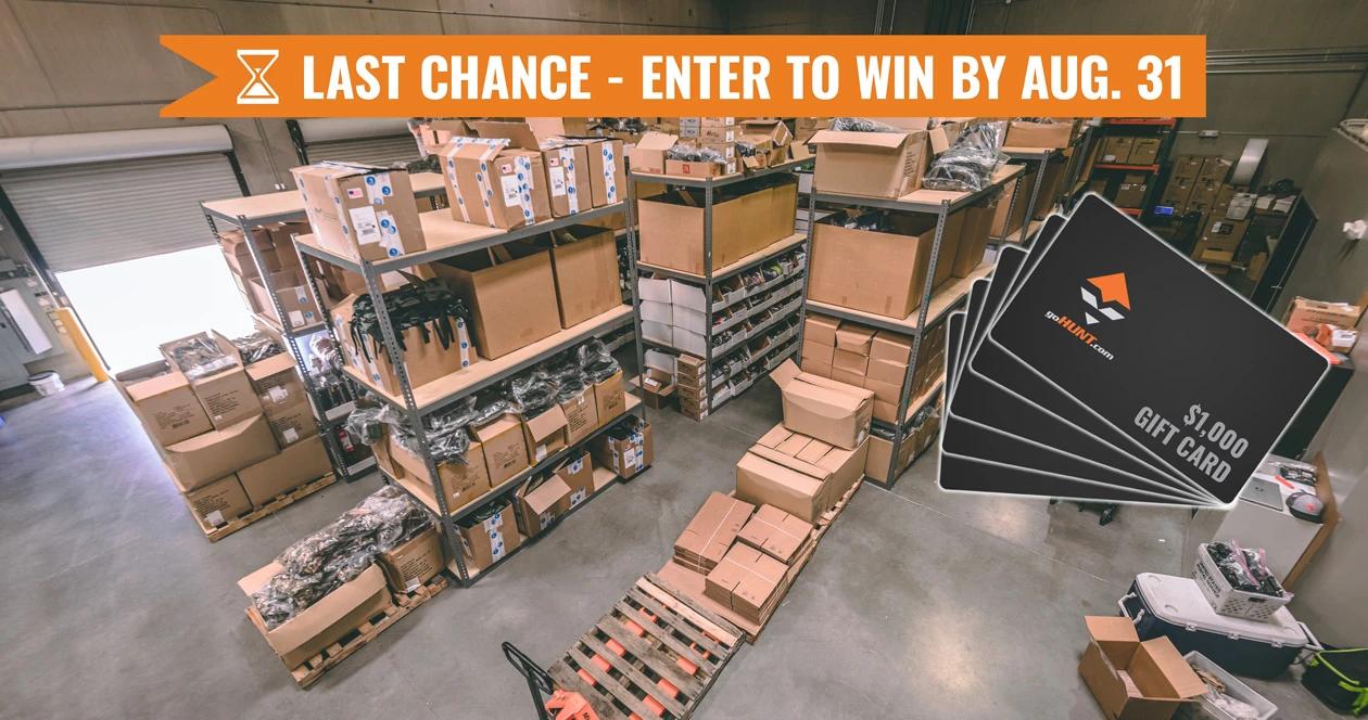 August giveaway - $1,000 gear shopping spree for five INSIDERs
