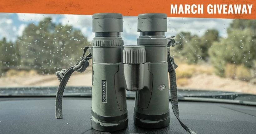 The March INSIDER Giveaway! 5 Vortex Razor HD 10x42 binoculars