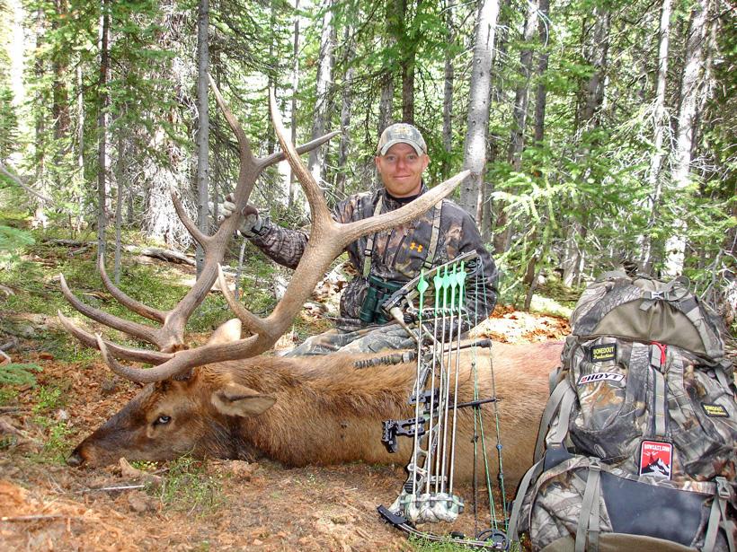Ron elmer with colorado otc archery bull elk