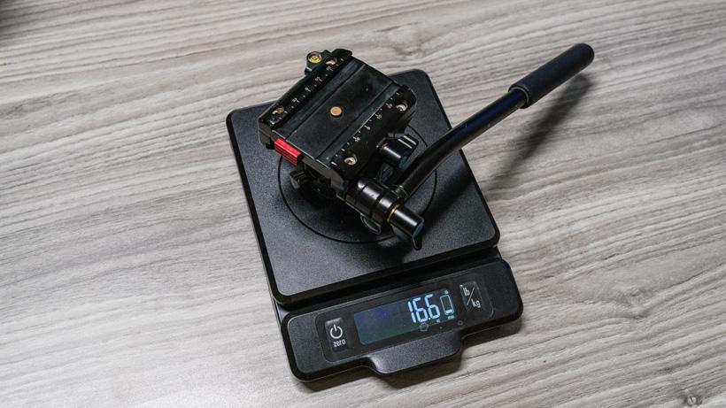 Sirui va 5 fluid head weight on scale