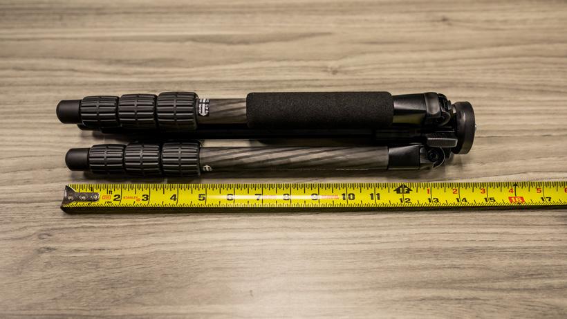 Slik pro 624 carbon fiber tripod packed length