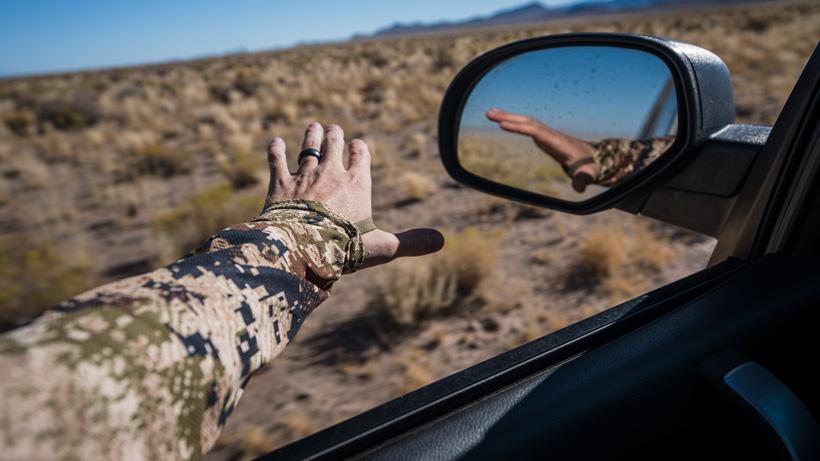 Driving roads to scout a unit