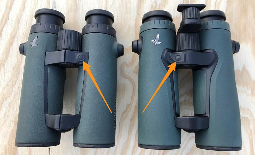Rangefinder button on swarovski el range ta