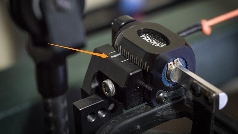 Marking arrow rest with silver line_0