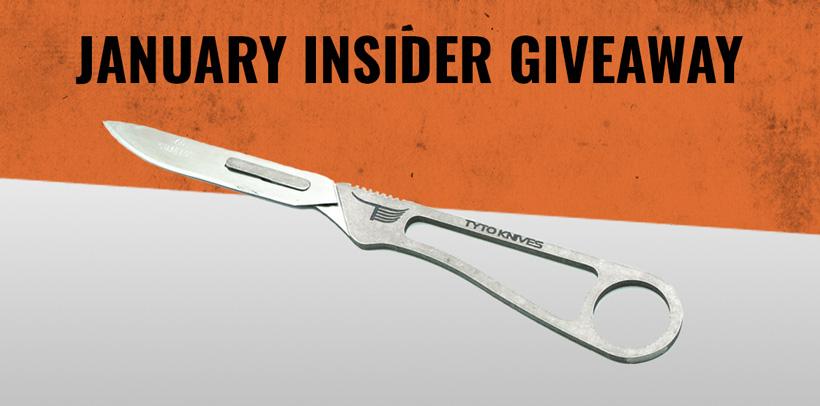 January insider giveaway tyto finisher ti knife