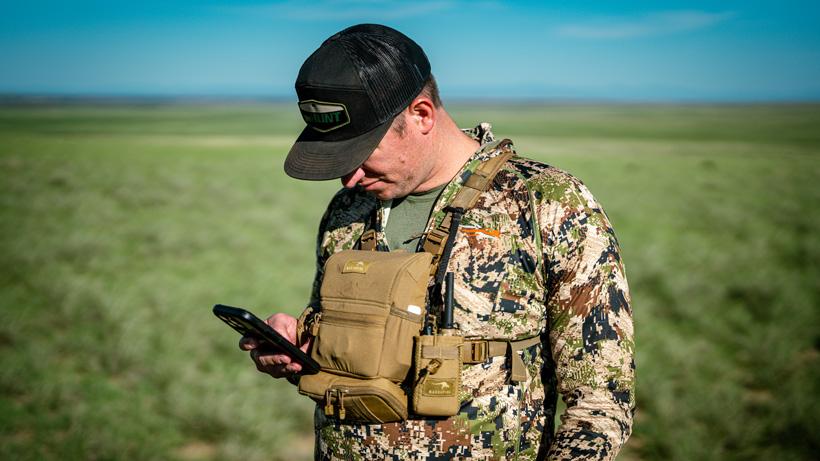 Using gohunt maps while hunting antelope