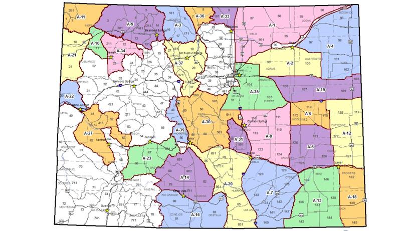 Colorado antelope data analysis units