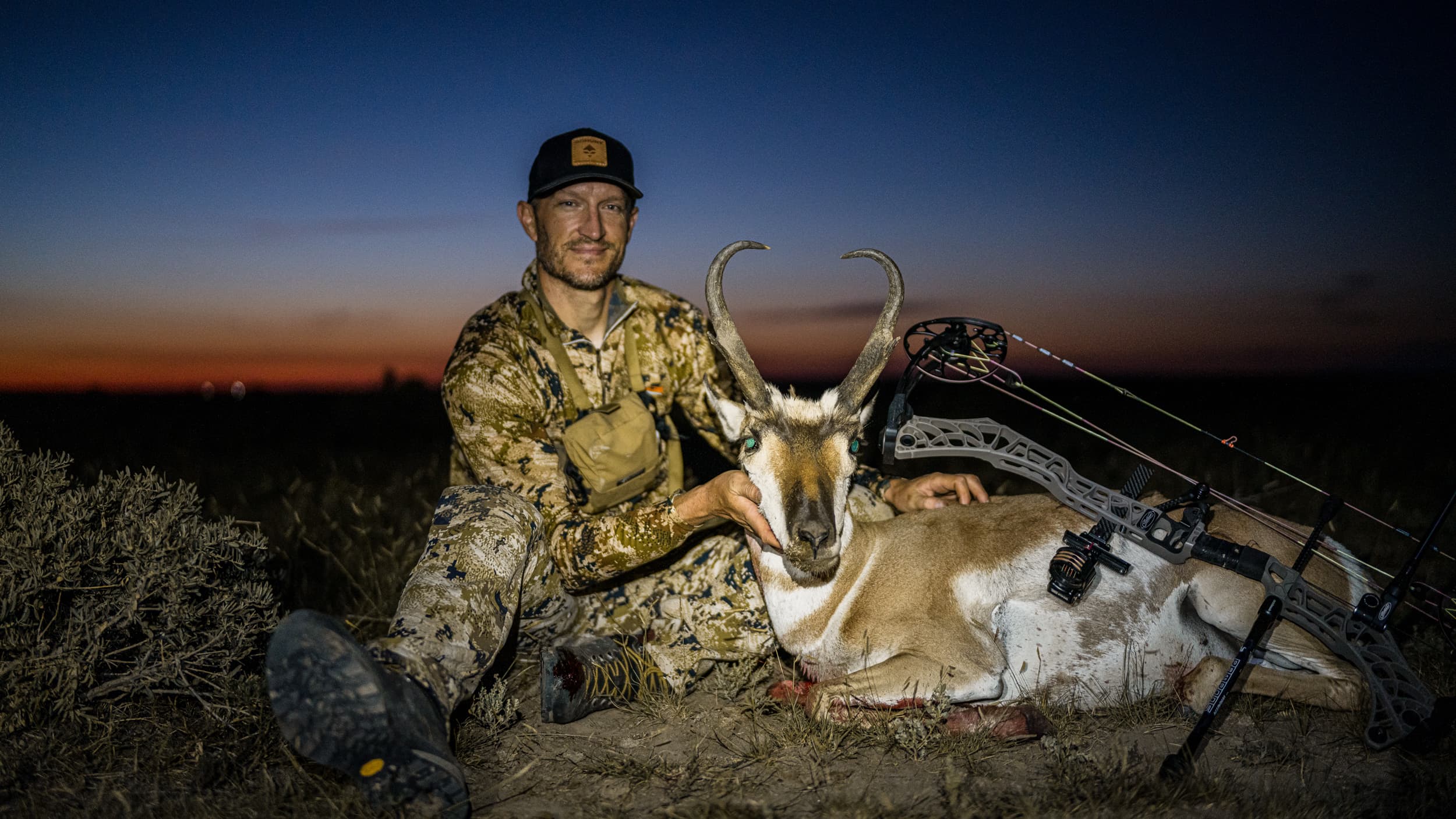 Trail Kreitzer with another archery antelope buck