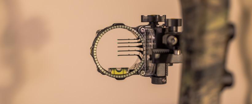 Multiple pin bowsight sight picture