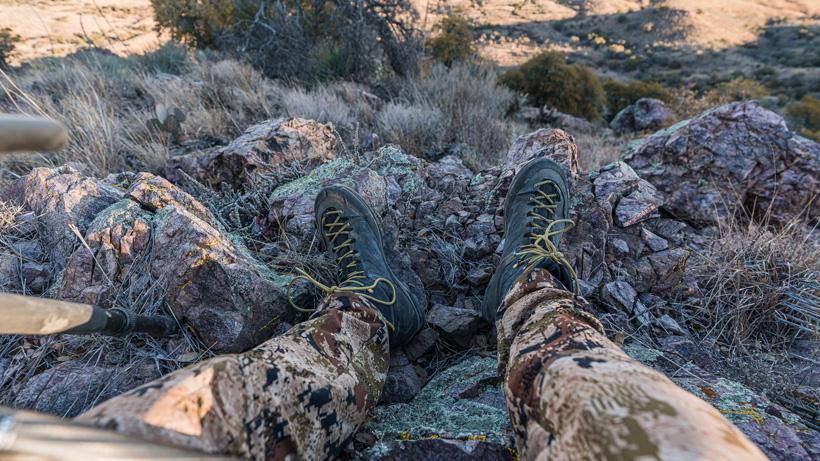Salewa Rapace boot in desert