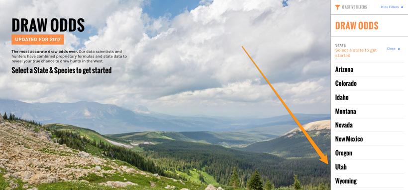 Selecting a state for draw odds_0