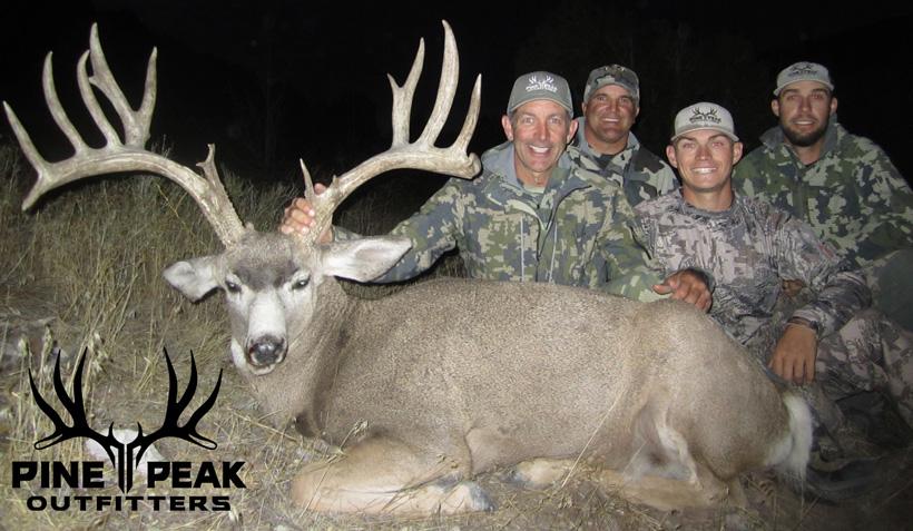 2016 mule deer taken with pine peak outfitters