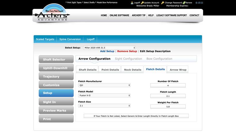 Archers advantage for tuning bow
