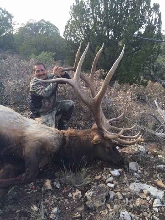 Bull elk taken with ridgeline outfitters_1