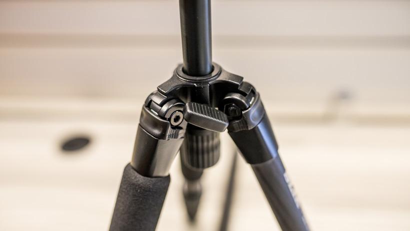 Slik pro 624 carbon fiber tripod center column adjustment